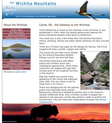 the Wichita Mountains